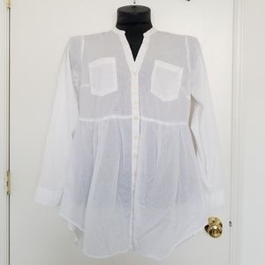 White Babydoll Blouse